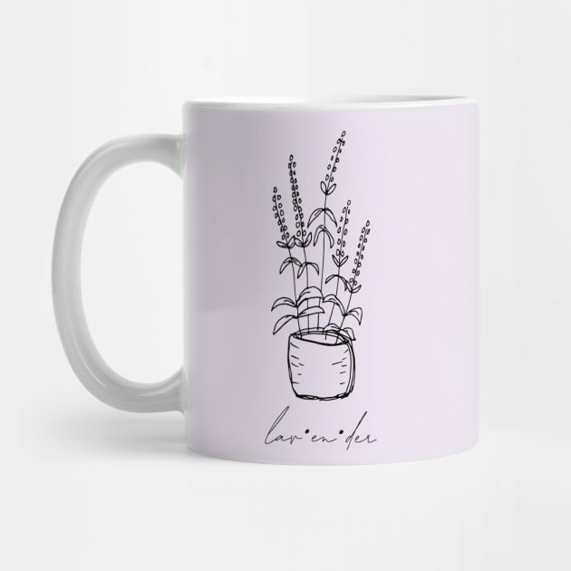 Lavender Plant "lav-en-der" by Rochelle Rae Designs